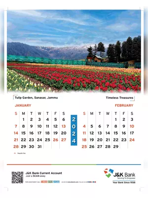 J&K Bank Calendar 2024 PDF