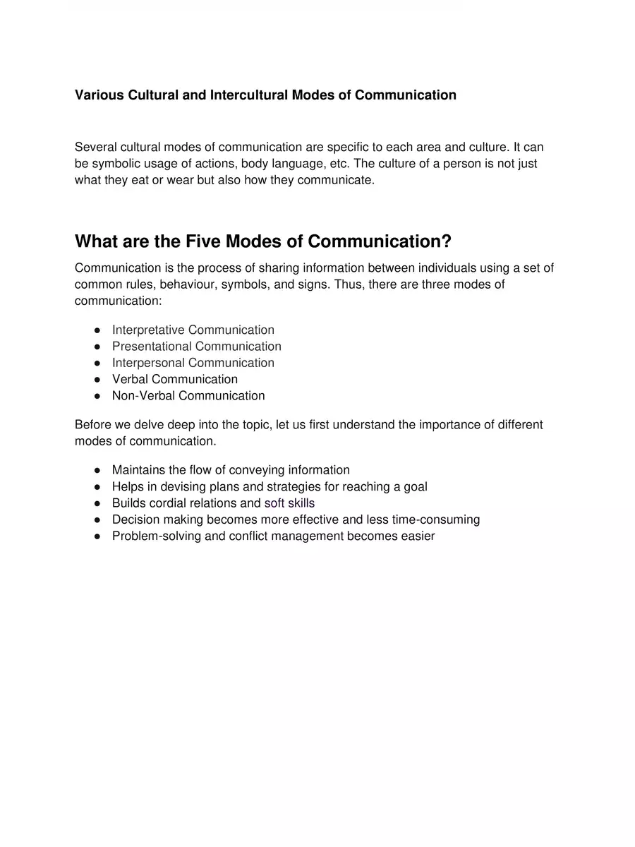 2nd Page of Types of Communication PDF