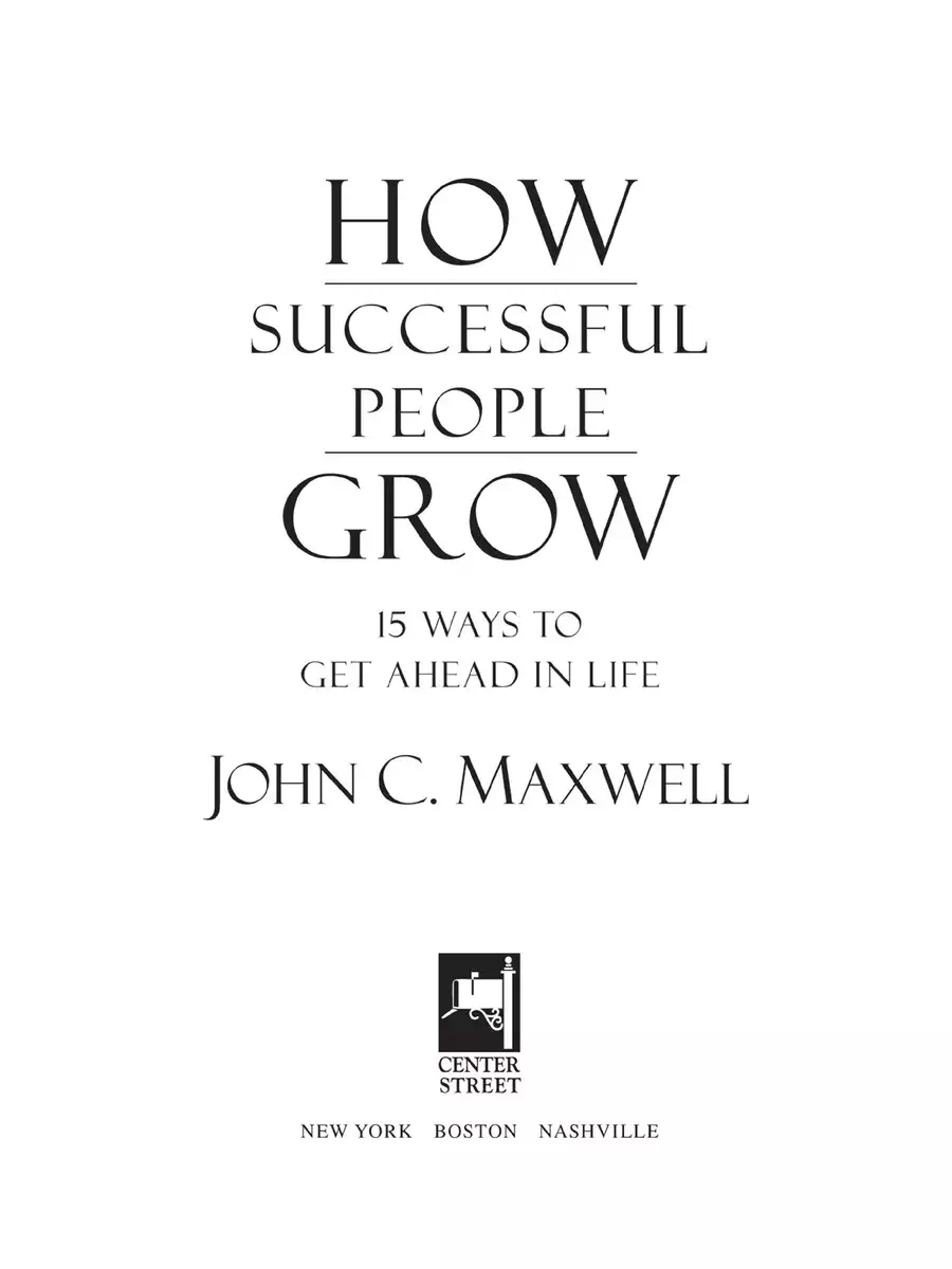 2nd Page of How Successful People Grow PDF