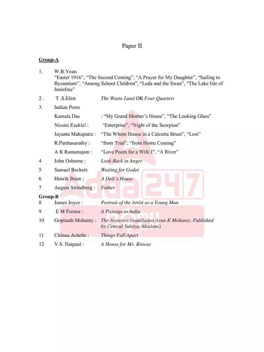 2nd Page of OPSC OCS 2024 Syllabus PDF