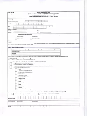 Form 601 pw PDF