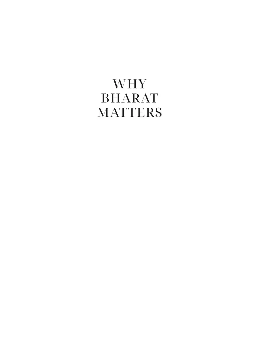 2nd Page of Why Bharat Matters Book PDF