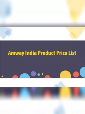 Amway Products List with Prices July, 2024