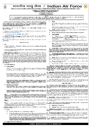 Indian Air Force Group C Recruitment 2025 English