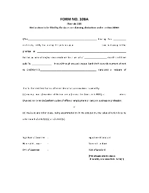 Form 10BA English