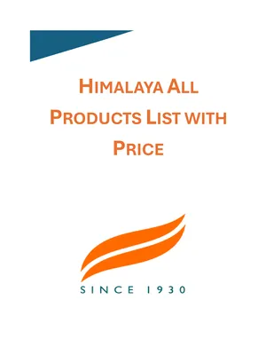 Himalaya All Products List with Price After GST 2.0 
