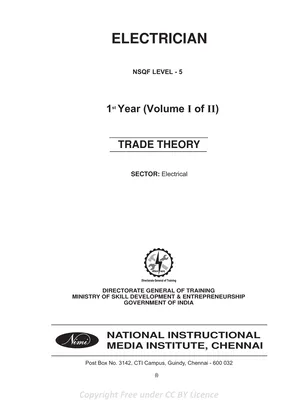 ITI Electrician Theory Book English
