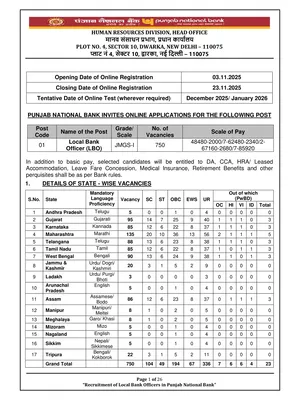 PNB LBO Notification 2025 English