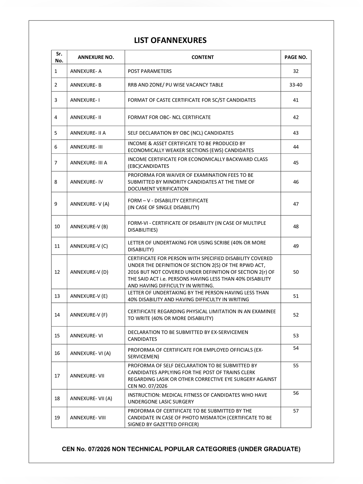 RRB NTPC Recruitment Notification 2026 page 3