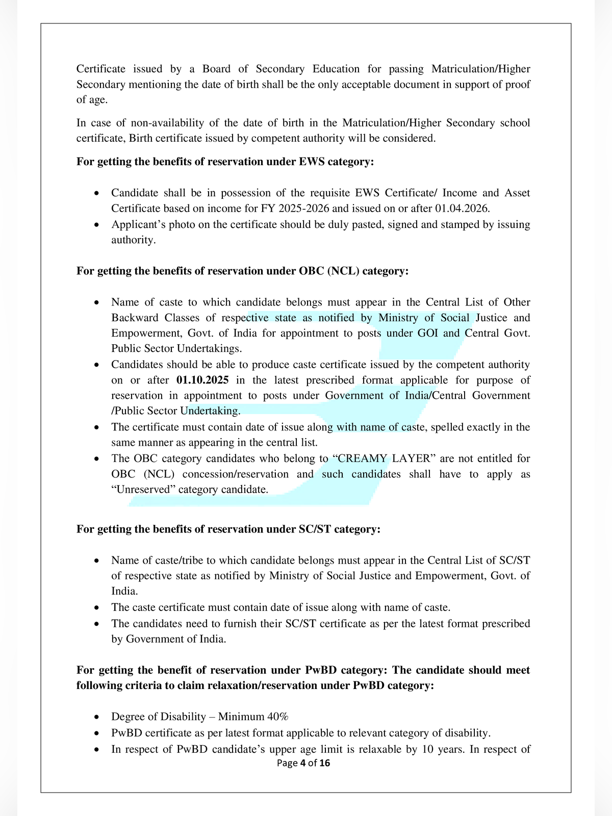 BEL Probationary Engineer Recruitment 2026 Notification page 4