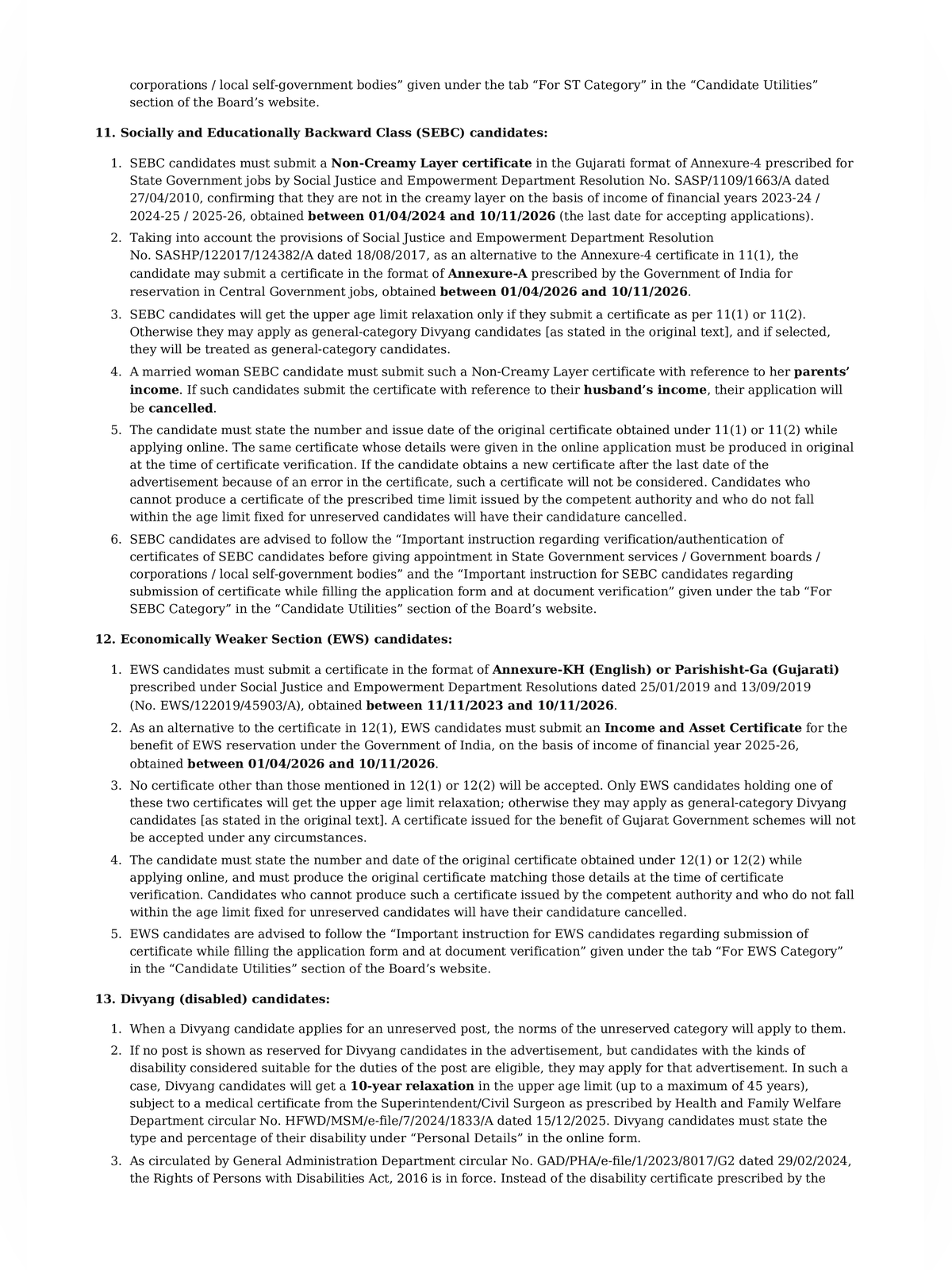 GSSSB Food Safety Officer Syllabus 2026 page 4