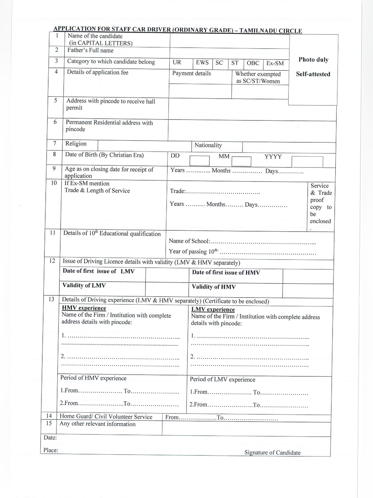 India Post Car Driver Recruitment 2026 Notification page 5