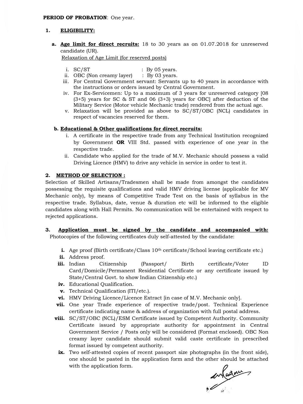 India Post Skilled Artisan Recruitment 2026 Notification page 2