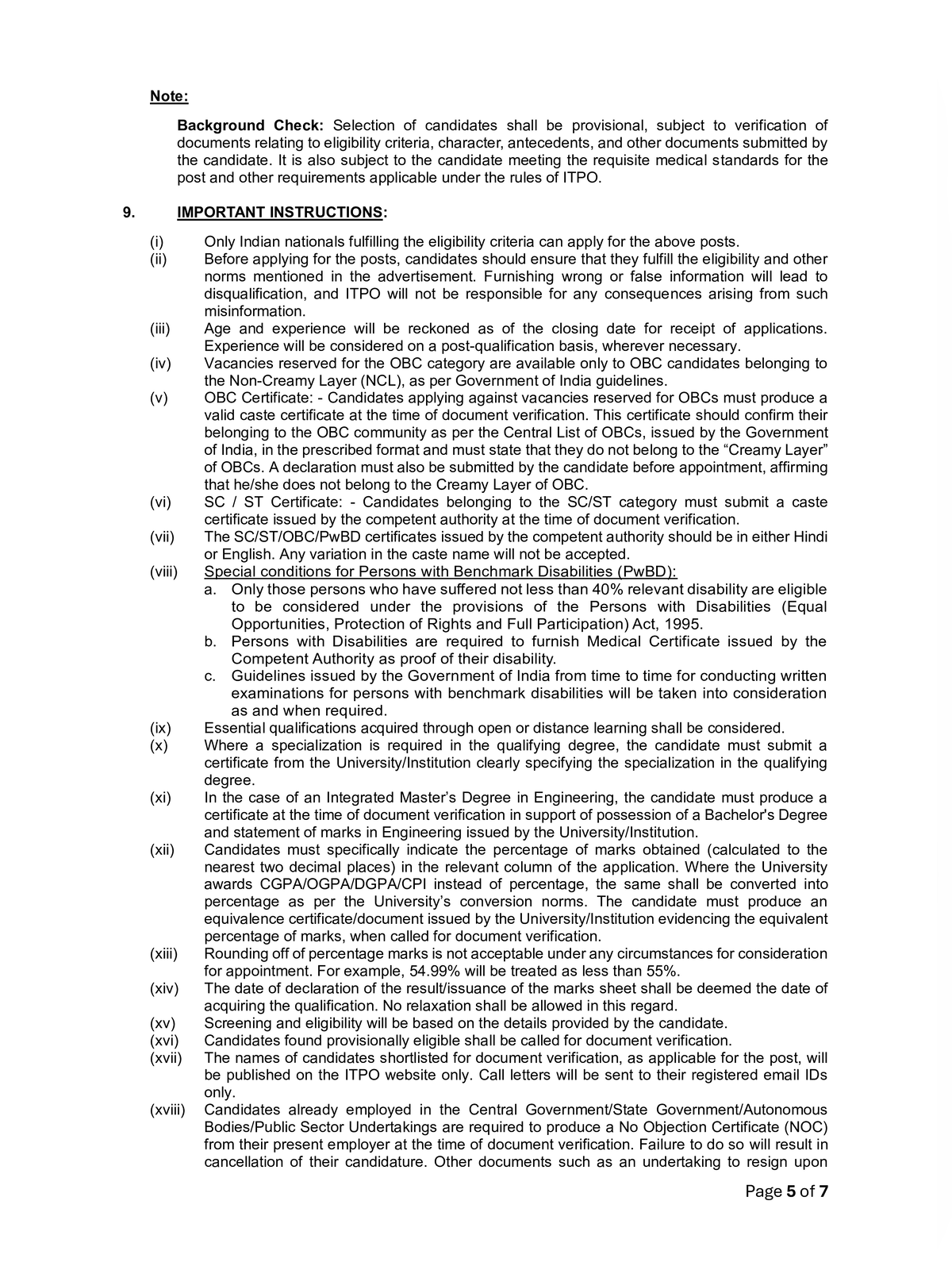 ITPO Recruitment 2026 page 5
