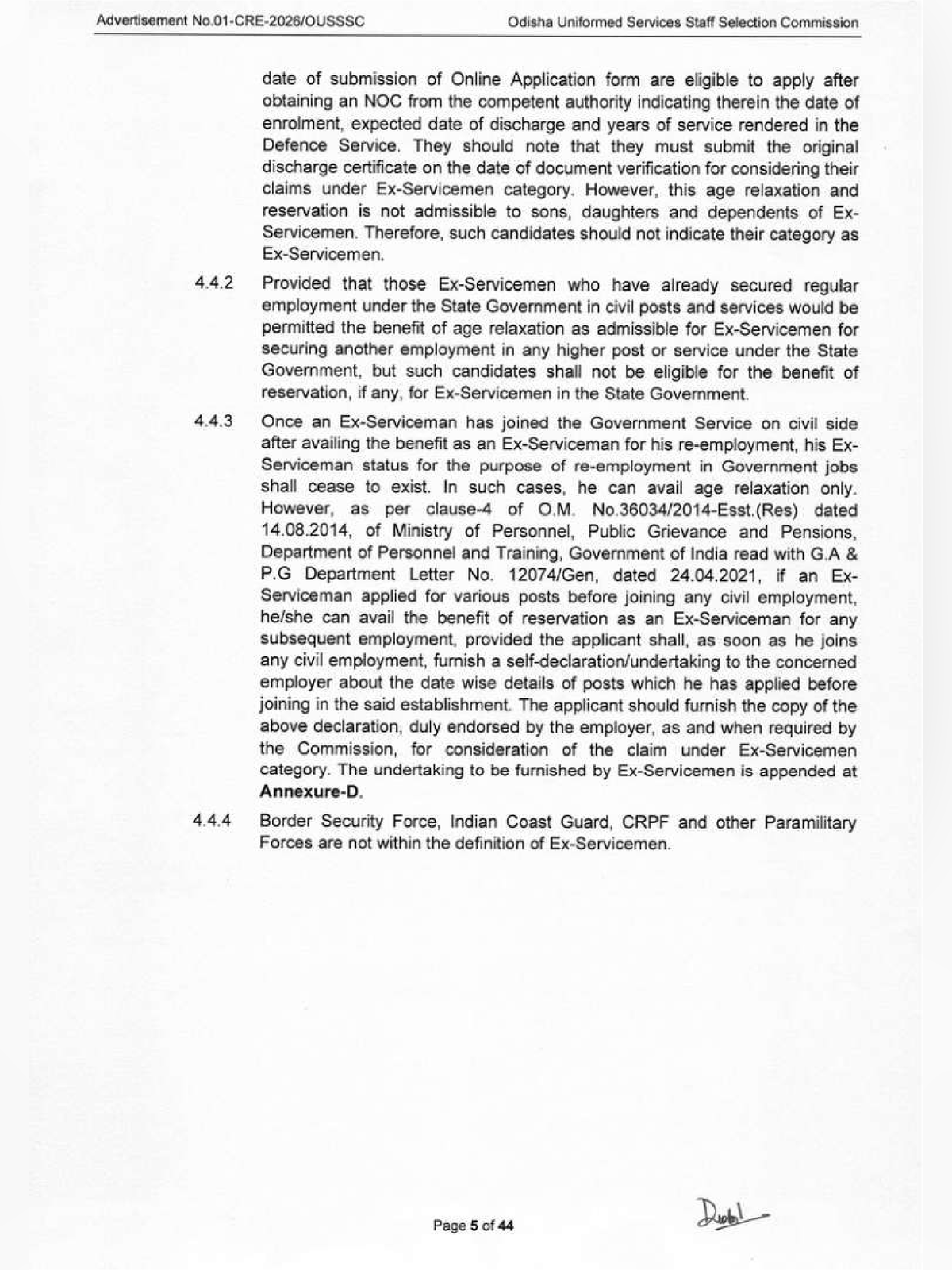 Odisha Police Constable Recruitment 2026 Notification page 5