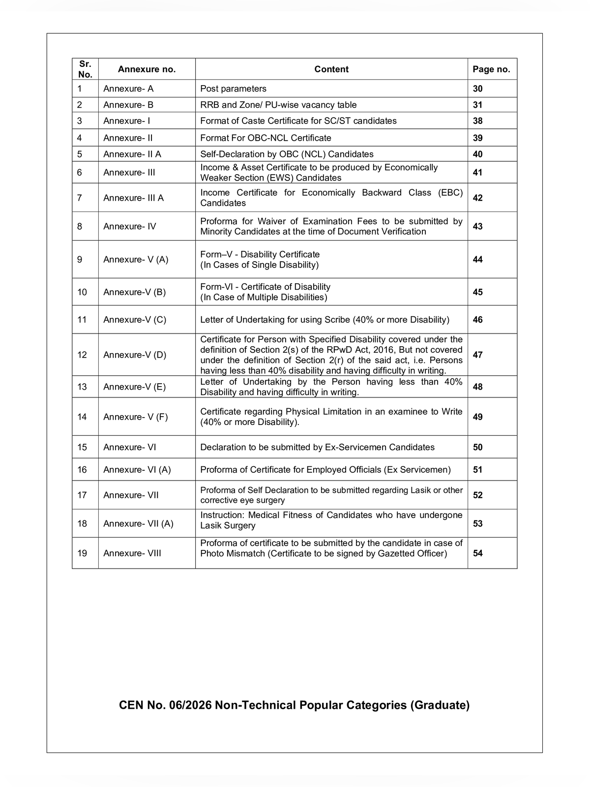 RRB NTPC Graduate Notification 2026 page 3