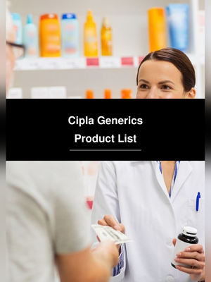 Cipla Generic Products List English