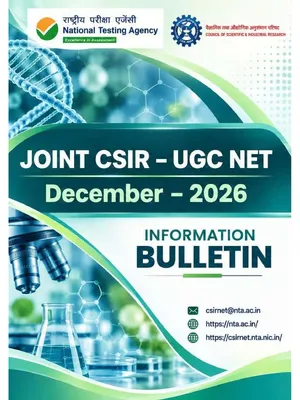CSIR NET Exam Notification December 2026 
