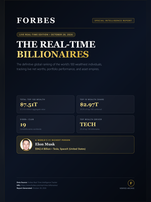 Forbes Richest List 2026 