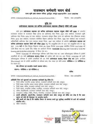 Rajasthan Jail Prahari Final Result 2026 