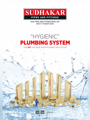 Sudhakar CPVC Pipes Price List 2026