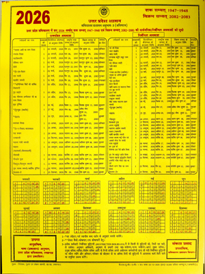 UP Government Holiday List 2026 