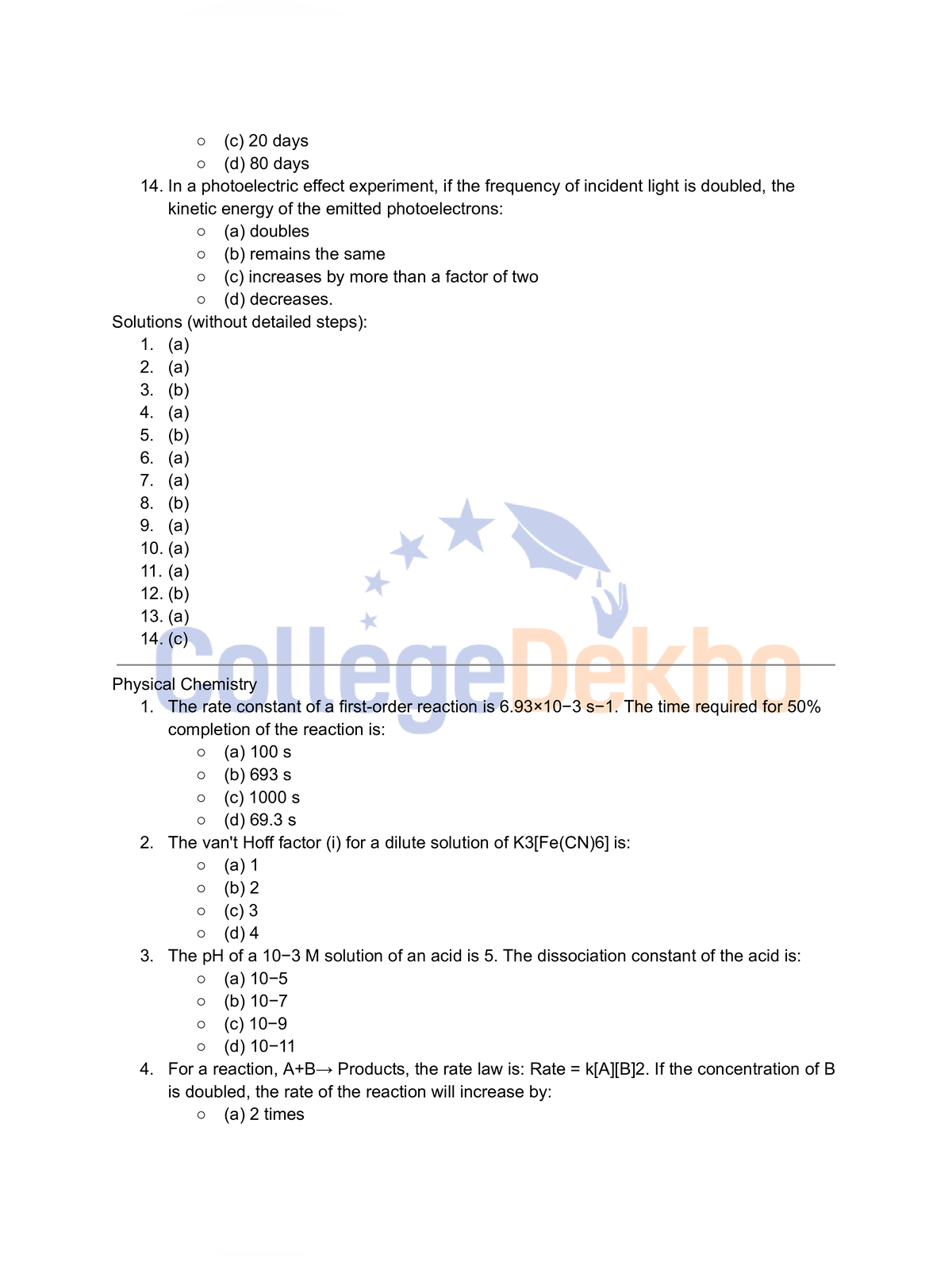 VITEEE Mock Test Papers page 3