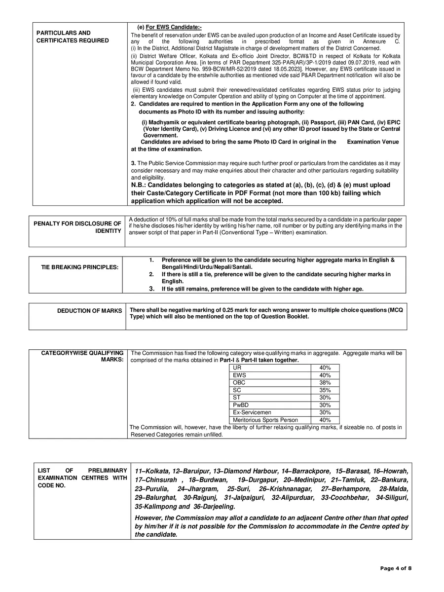 WBPSC Clerkship Notification 2026 page 4