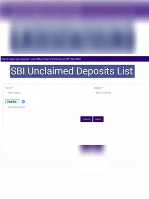 SBI Unclaimed Deposits List 