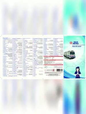 Delhi Metro Route Map