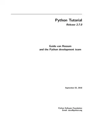 Python Tutorial