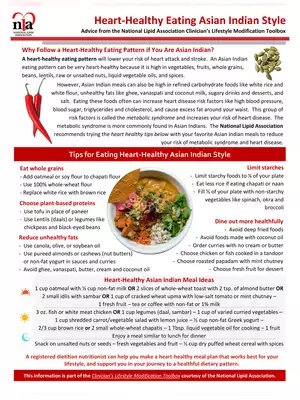 Food Chart for Heart Patient