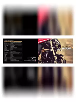 Mahindra Mojo XT300 Brochure