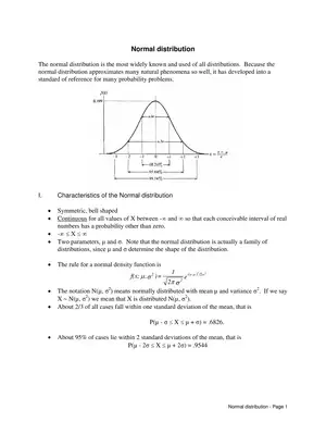 Normal Distribution Tutorial