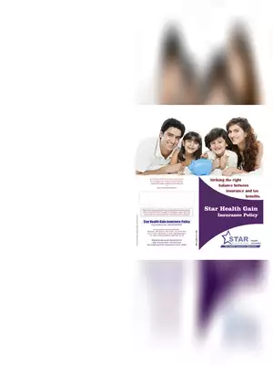 Star Health Gain Insurance Policy Brochure