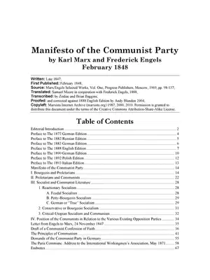 The Communist Manifesto