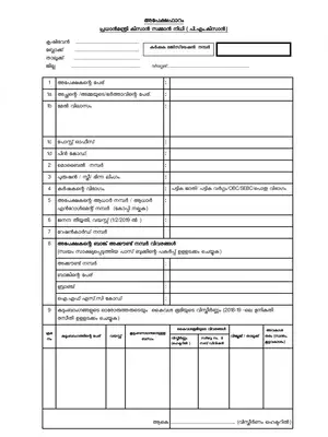 Kerala PM Kisan Application Form