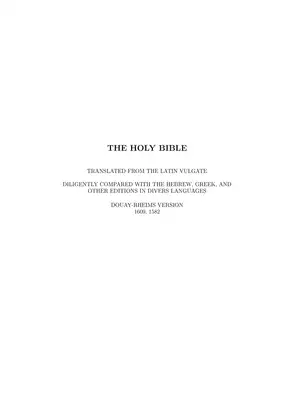 The Holy Bible