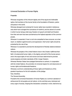 Universal Declaration of Human Rights