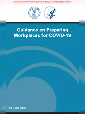 Guidance on Preparing Workplaces for COVID-19