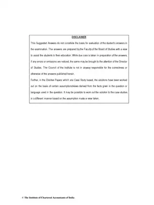 CA Final (New) Economic Laws Question Paper Nov 2018