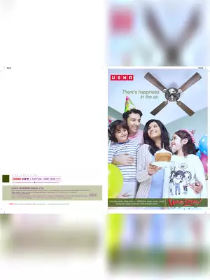 USHA Fan Brochure