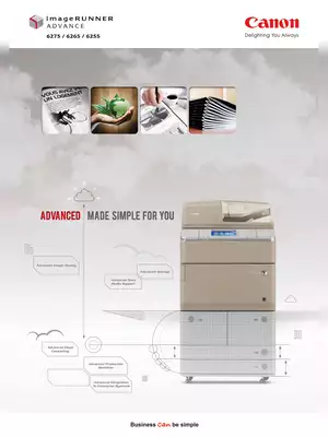 Canon iR ADV 615i III Xerox Brochure