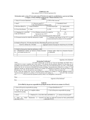 Jammu Co-Operative Bank  Form 15G