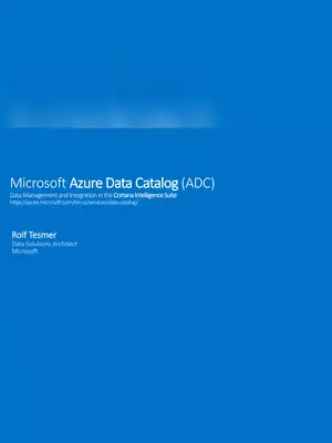 Microsoft Azure Data Catalog