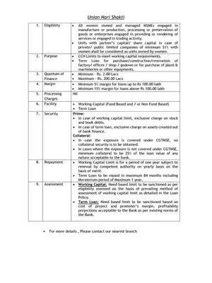 Union Nari Shakti Yojana