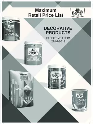 Berger Paints Price List 2020