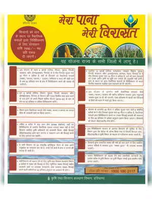 Mera Pani Meri Virasat Yojana Haryana