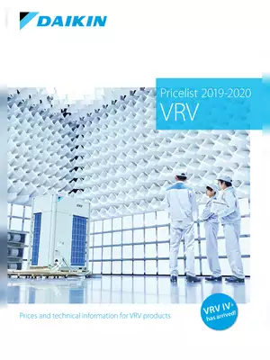 Daikin VRV Price List 2025