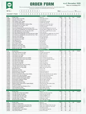 IMC Product Price List 2020